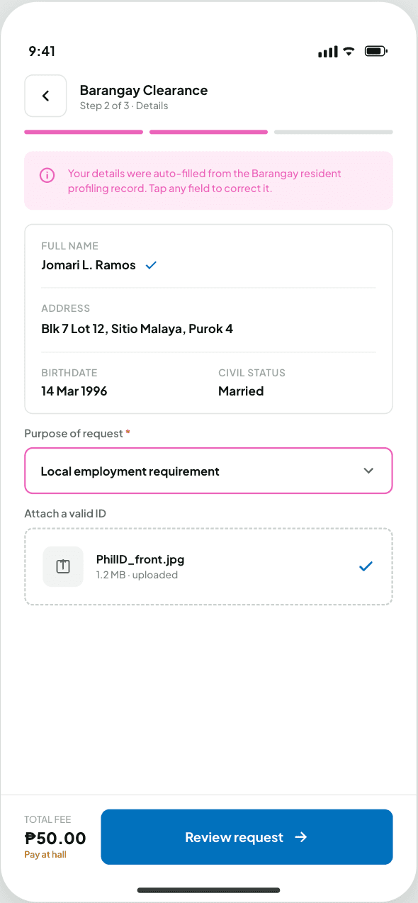 Apply online